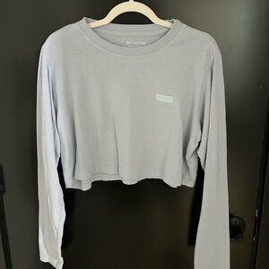Set Active Long Sleeve Tee in Light Blue